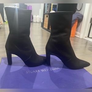 Brand New Stuart Weitzman Black genuine leather boots.